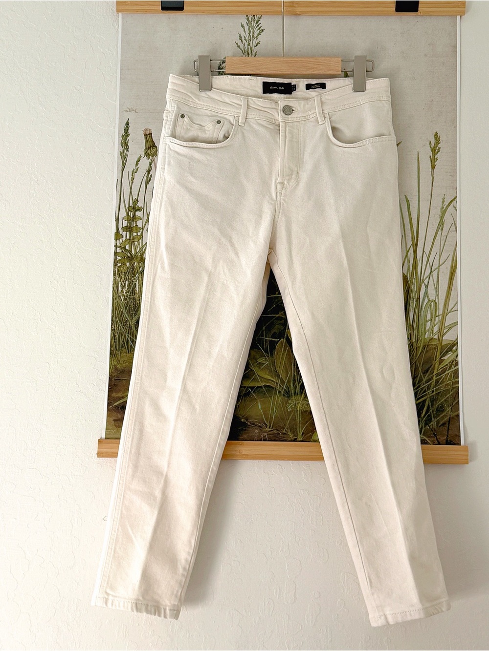 Massimo Dutti Straight Leg Cotton Jeans Waist 31